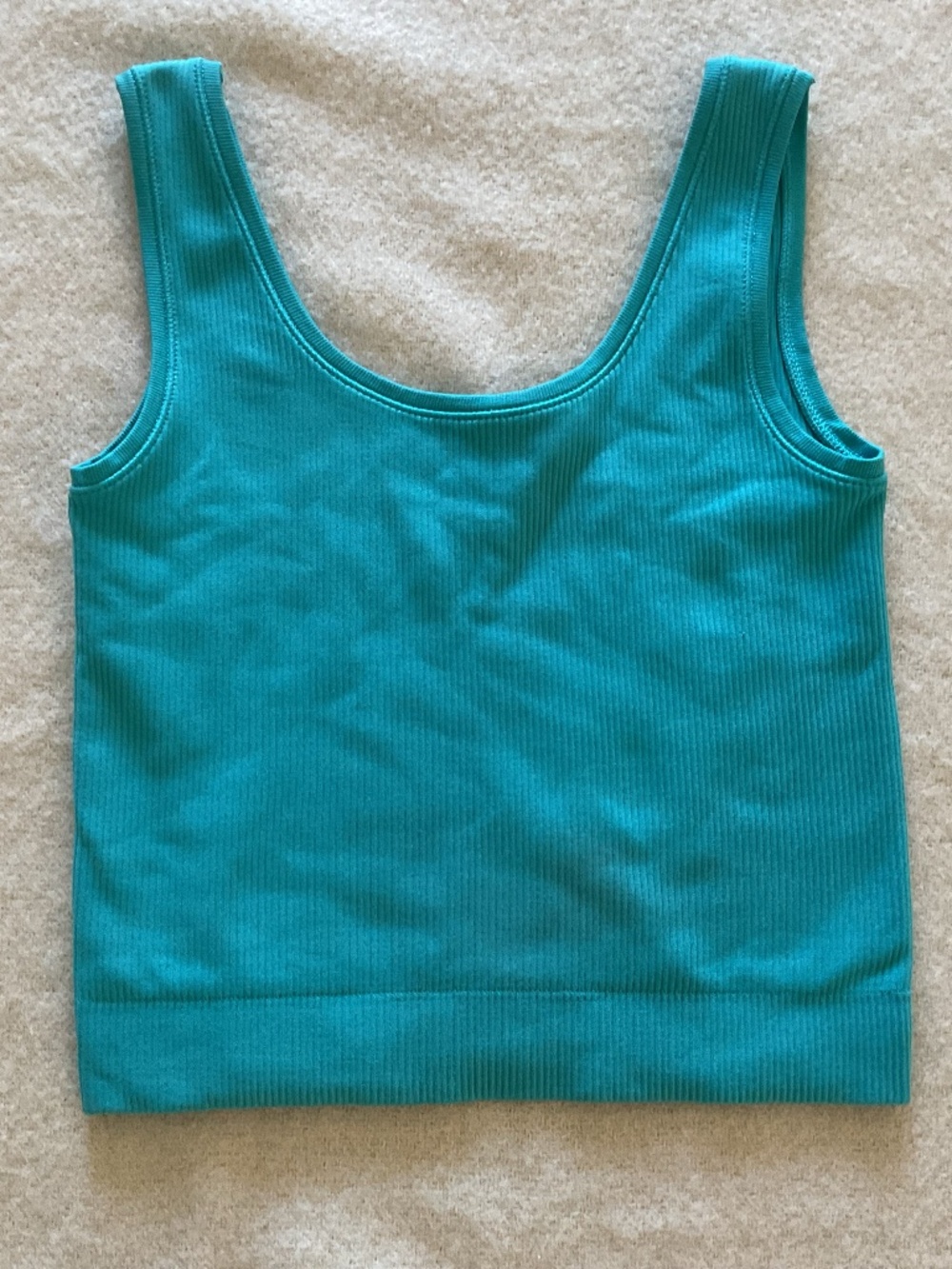 Athleta Girls Turquoise Crop Top